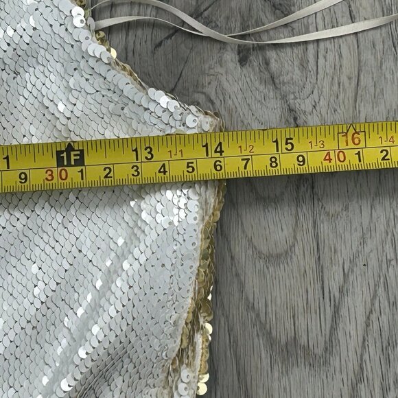 Free People Seeing Double Reversible Sequin Dress Sleeveless Mini Size S Small - Picture 9 of 10